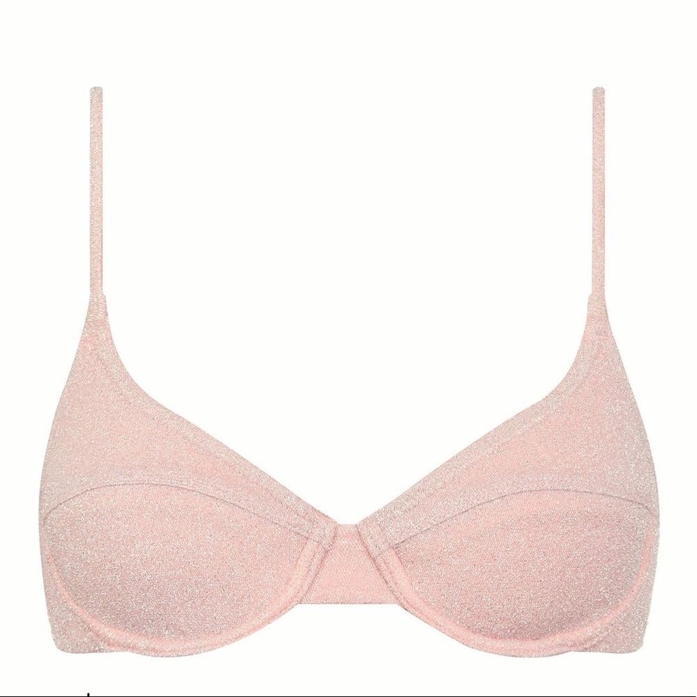 TRIANGL blush sparkle bathing suit